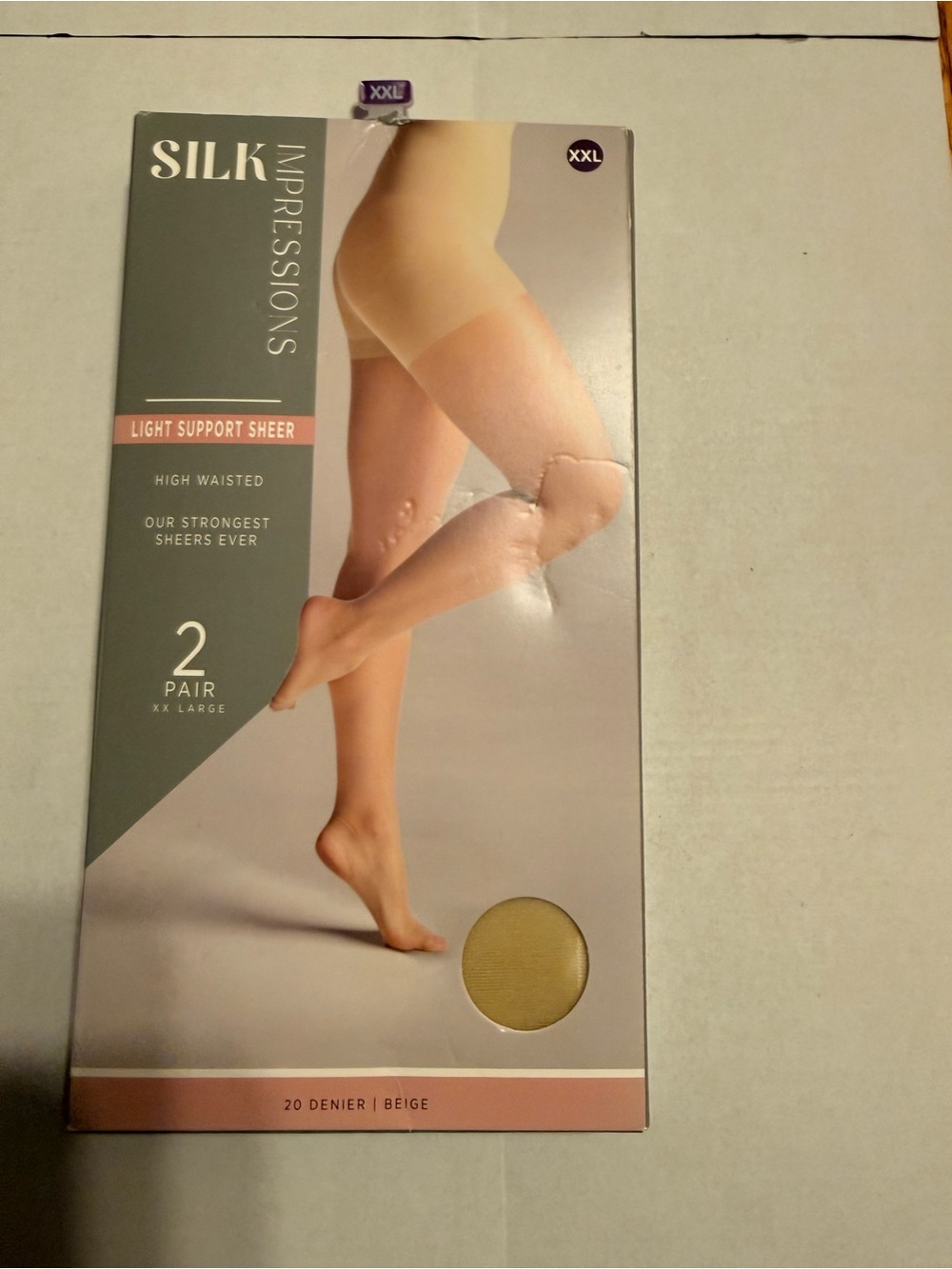 Impressions women’s  Light Support Sheer  - Beige